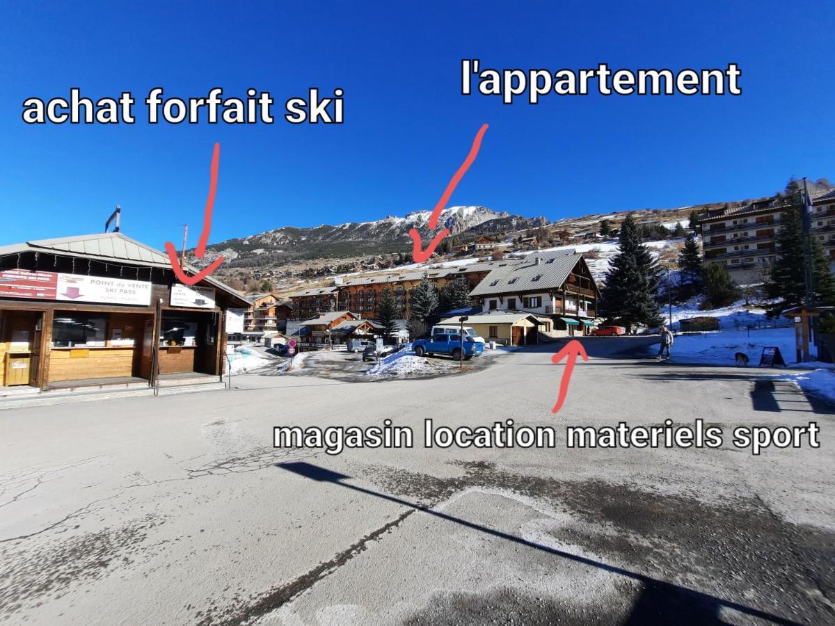 شقة T2/3 6Pers & Pied Des Pistes & Piscine Chauffee فارْ الغرفة الصورة